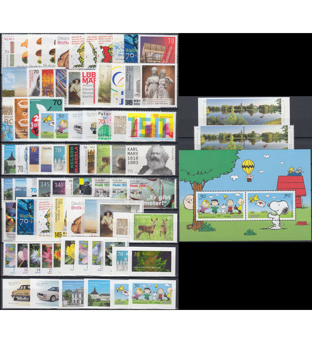 BRD Bund Jahrgang 2018 postfrisch ** MNH komplett
