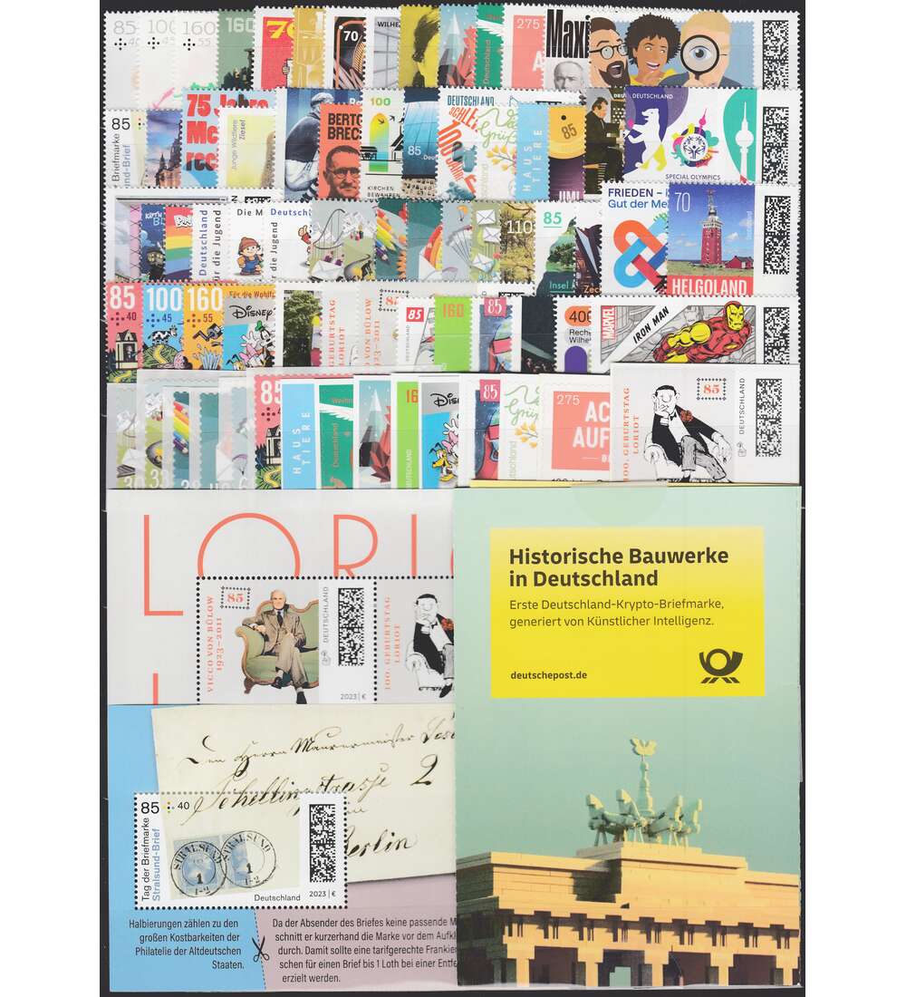 BRD Bund Jahrgang 2023 postfrisch ** MNH komplett