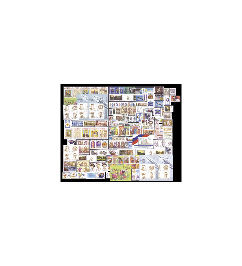 Sowjetunion Jahrgang 1991  postfrisch ** Nr. 6158-6256       Block 217-220