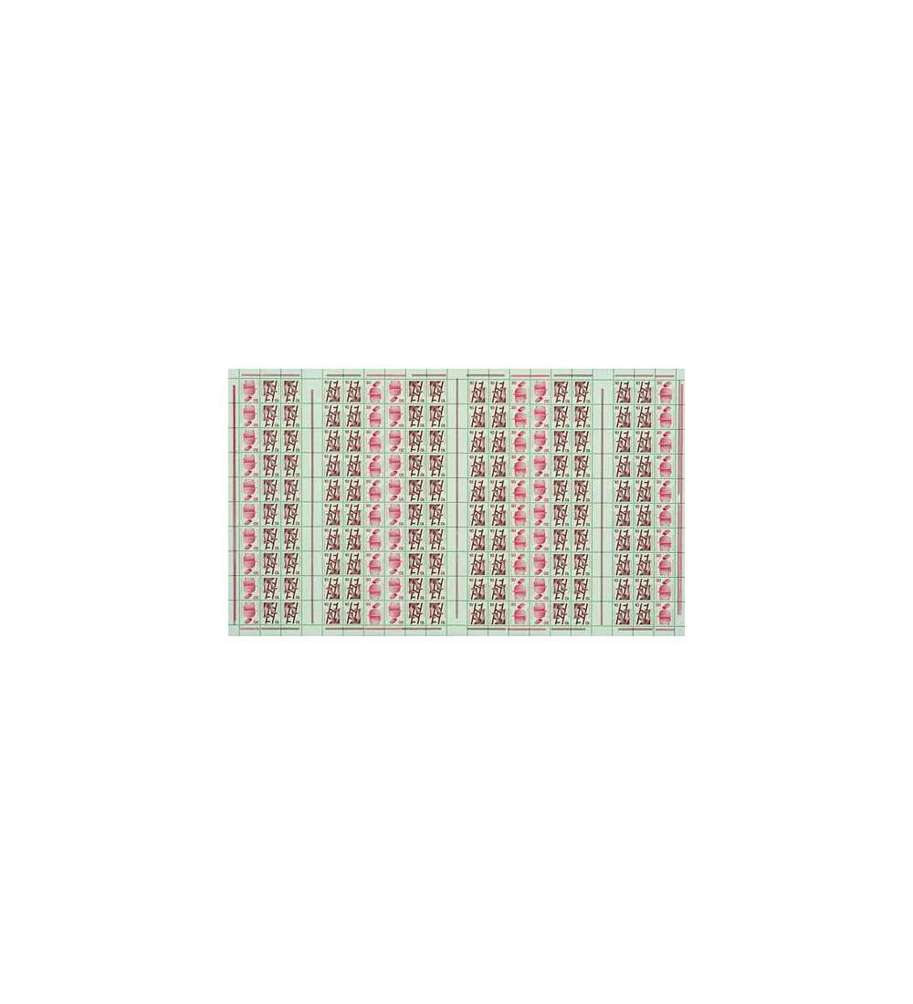 BRD Bund  Markenheftbogen Nr. 16 Unfallverhtung 1972