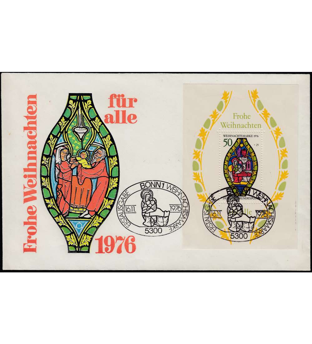 BRD Block 13 FDC Ersttagsbrief