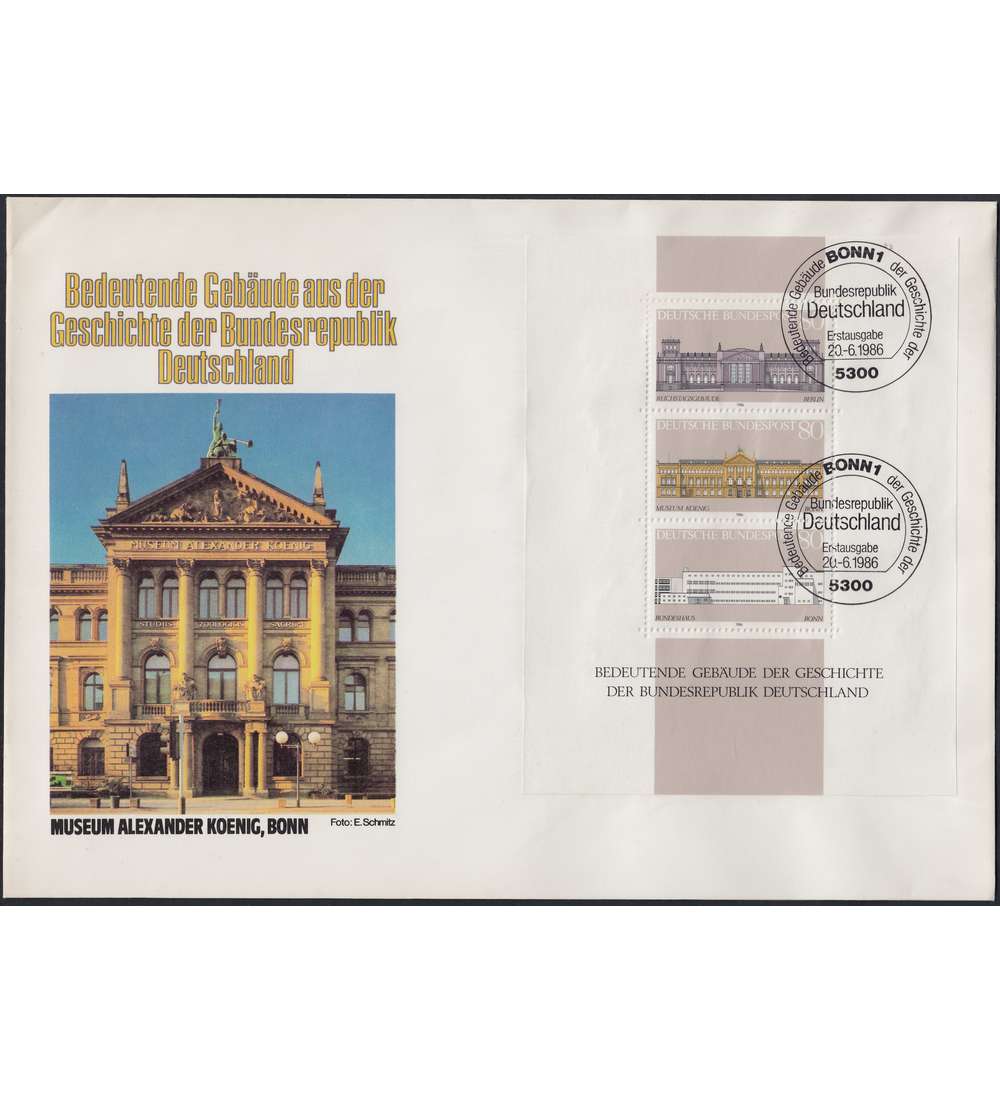 BRD Block 20 FDC Ersttagsbrief