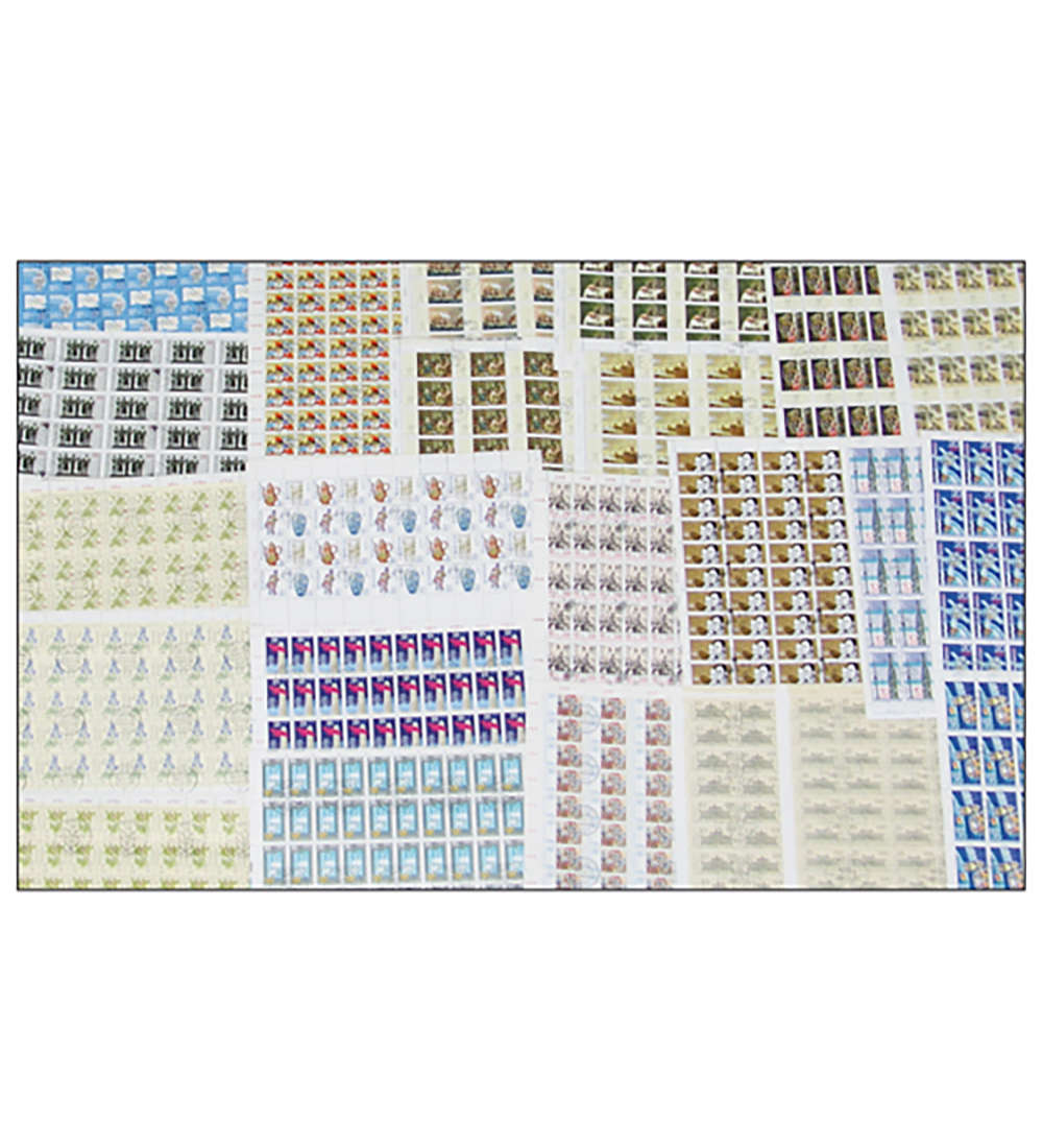 DDR Bogenmappe III gestempelt