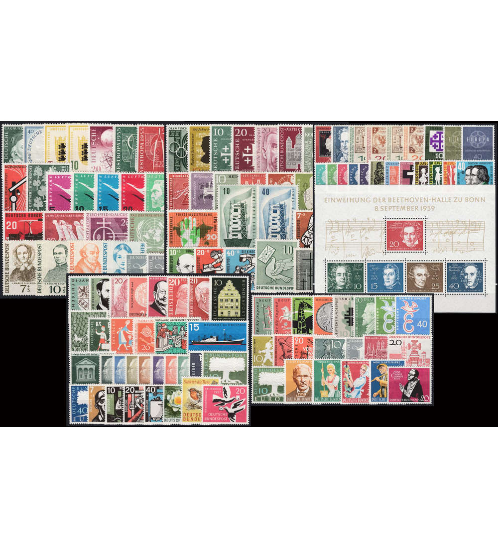 BRD Bund 1955-1959 postfrisch **