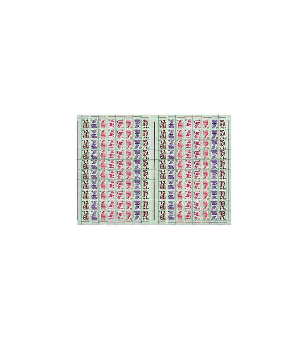 BRD Bund  Markenheftbogen Nr. 18 Unfallverhtung 1972