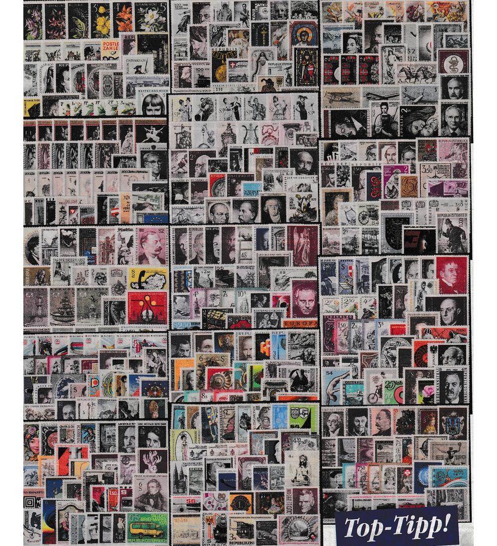 �sterreich 1966 - 1979 postfr. Komplett-Kollektion (ohne Blocks)