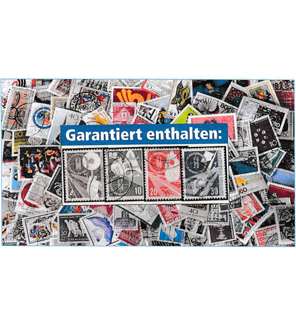 BRD-Kollektion 500 verschiedene plus Nr. 167-170