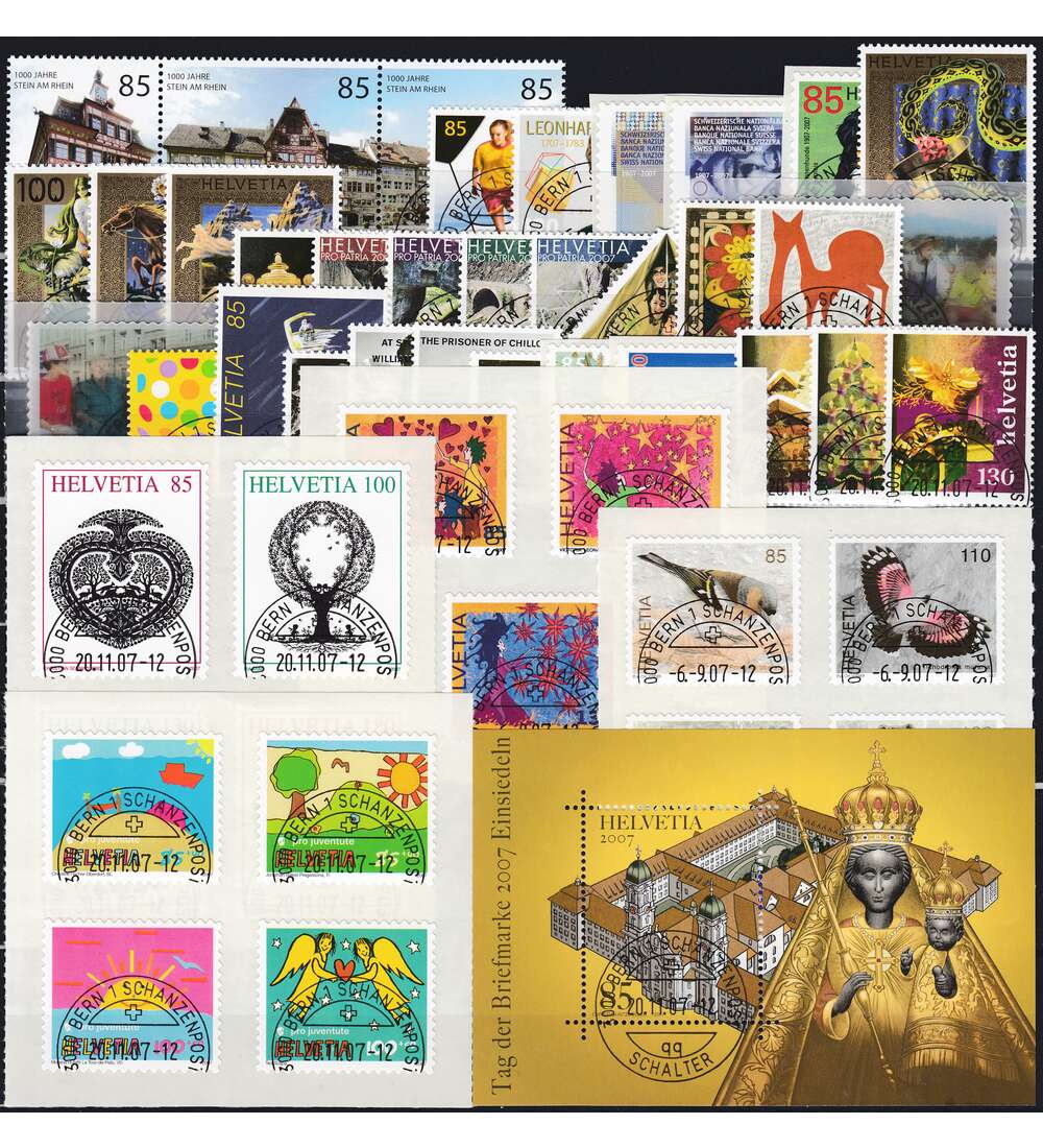 Schweiz 2007 gestempelt Nr. 1994-2042 Block 42