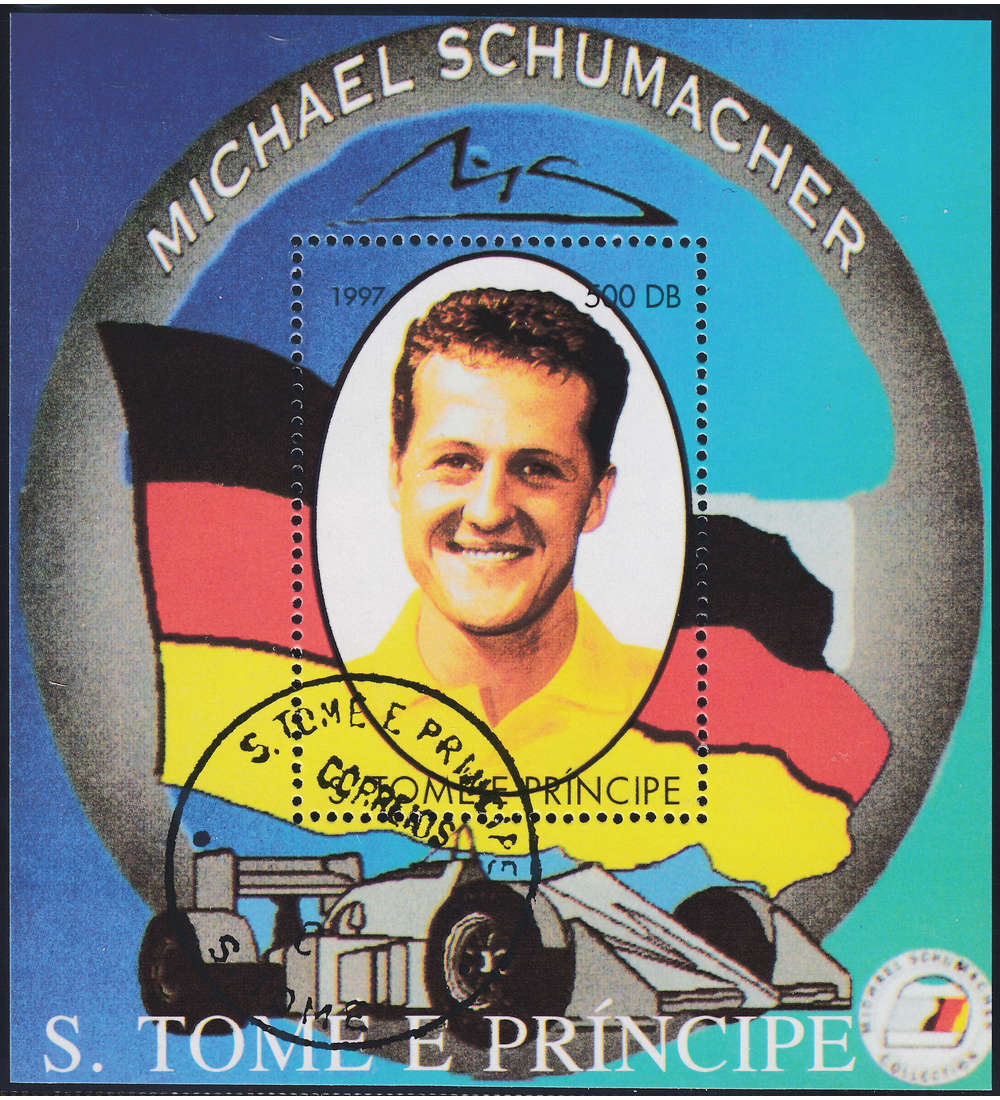 50 Motiv-Blocks mit Michael Schumacher-Block