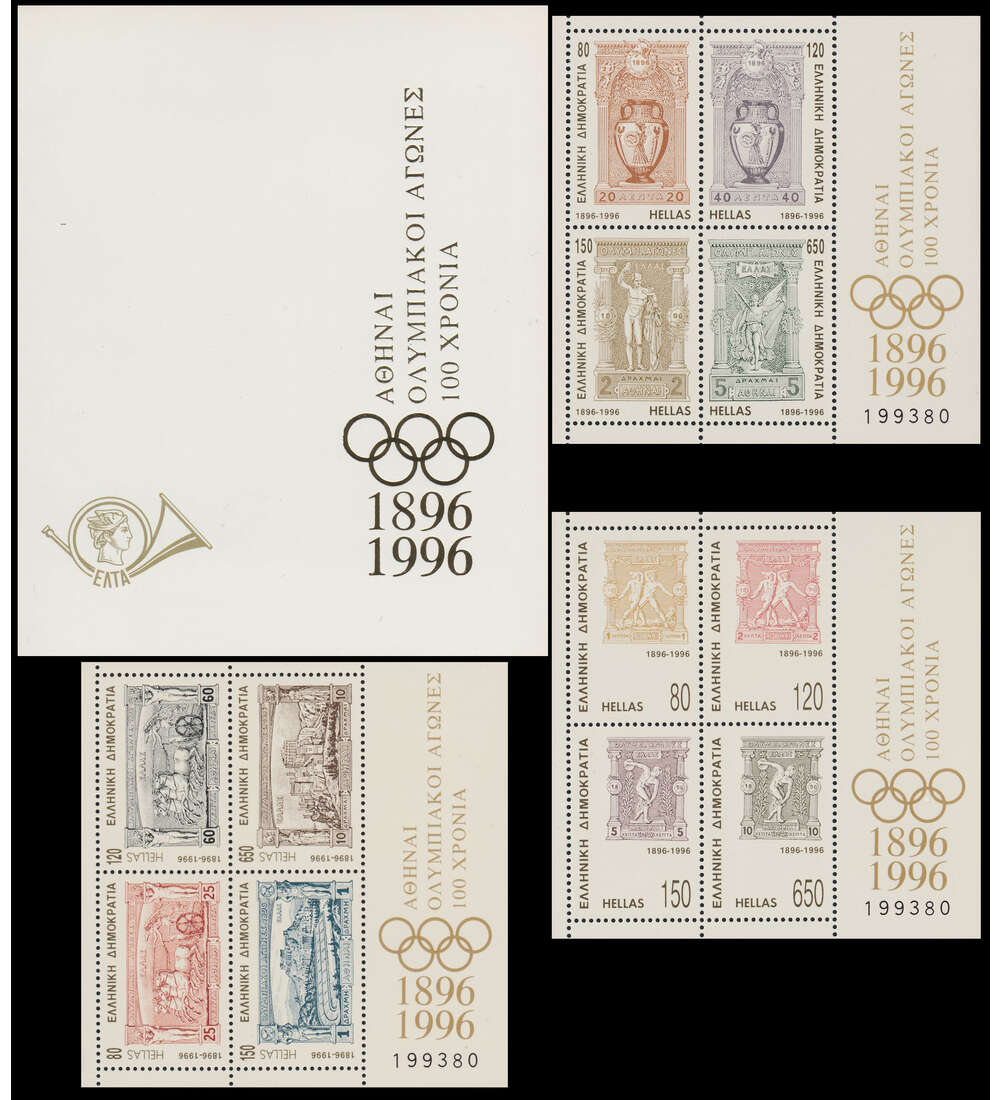 100 Jahre Olympische Spiele Blockset