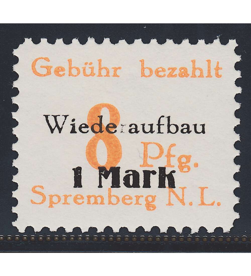 Dt. Lokalausgabe Spremberg Nr. 19 A I postfrisch Plattenfehler