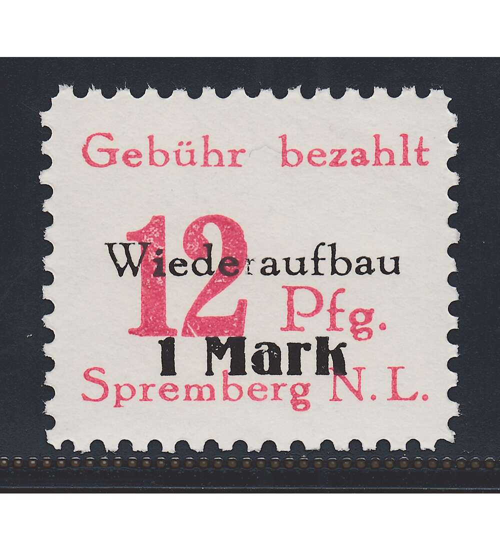 Dt. Lokalausgabe Spremberg Nr. 20 A I postfrisch Plattenfehler