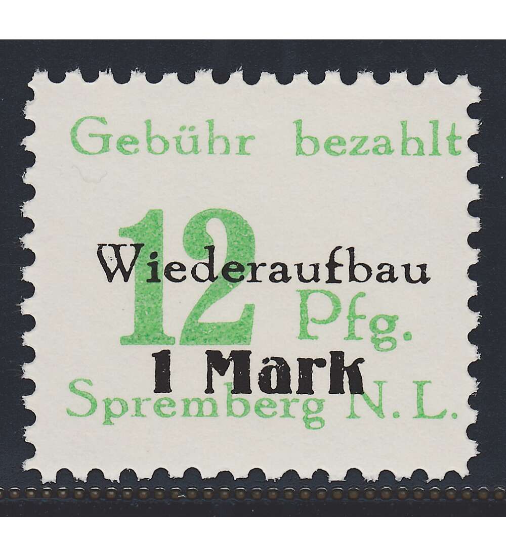 Dt. Lokalausgabe Spremberg Nr. 22 A X postfrisch Plattenfehler