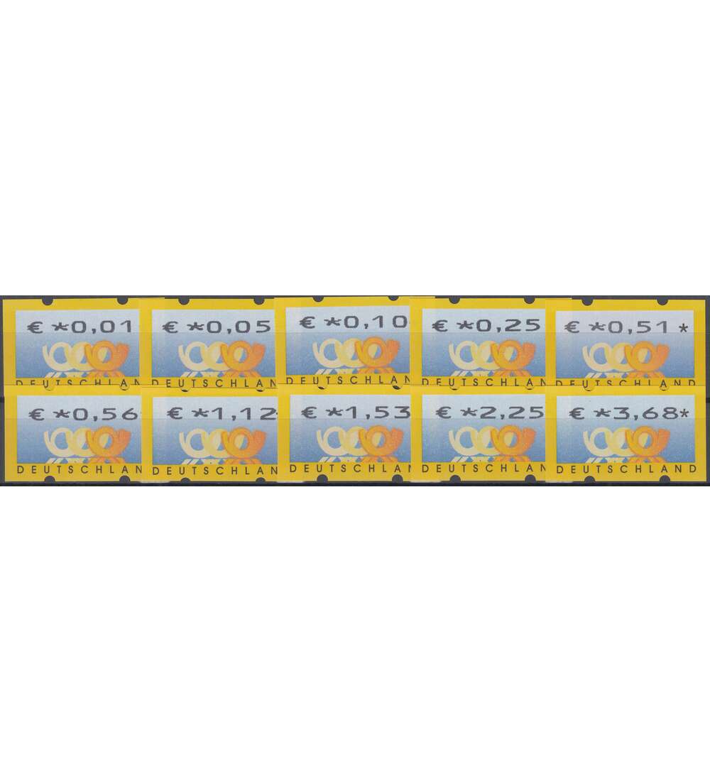 BRD Bund  ATM4 TS1 postfrisch        001/005/010/025/051/056/112/   153/225/368 Cent