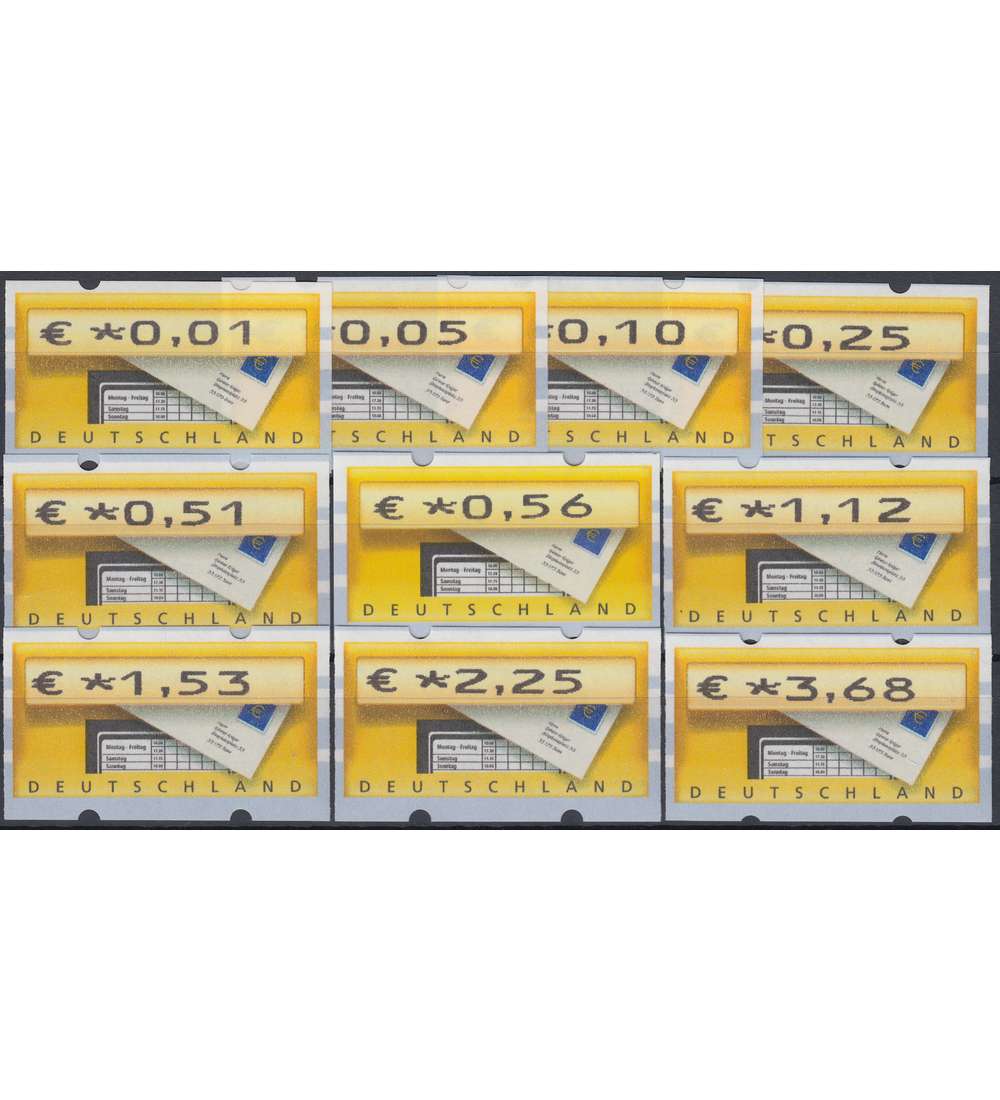 BRD Bund  ATM5.1 TS1 postfrisch **     001/005/010/025/051/056/112/   153/225/368 Cent