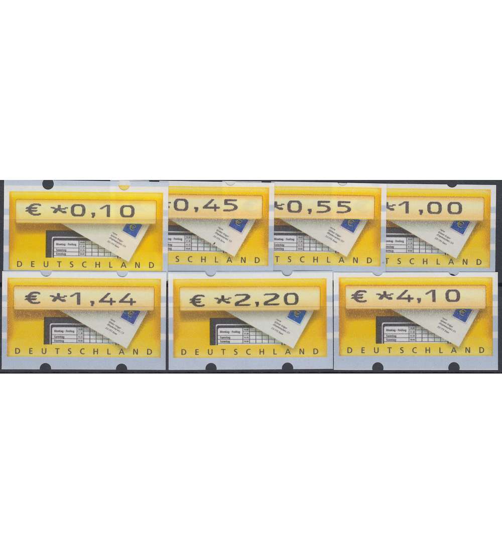 BRD Bund  ATM5.1 TS4 postfrisch **     010/045/055/100/144/220/410 Ce