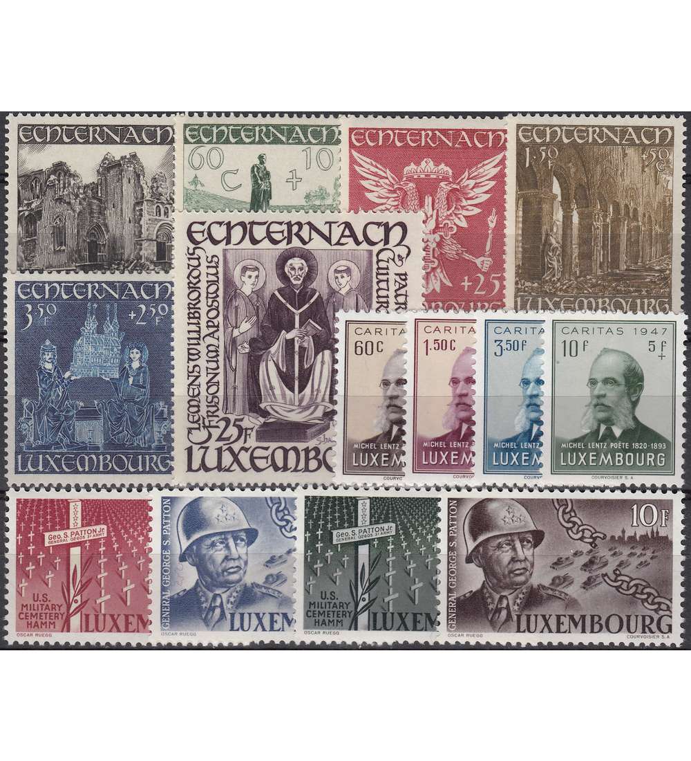 Luxemburg 1947 postfrisch **  Nr. 417-430
