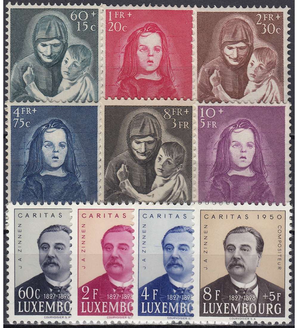 Luxemburg 1950 postfrisch      Nr. 468-477