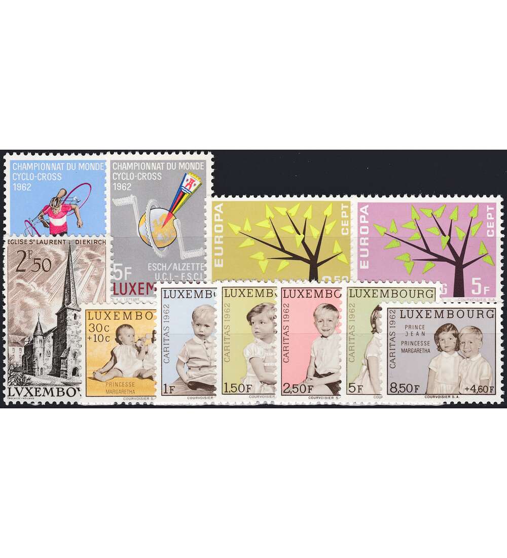 Luxemburg 1962 postfrisch      Nr. 655-665