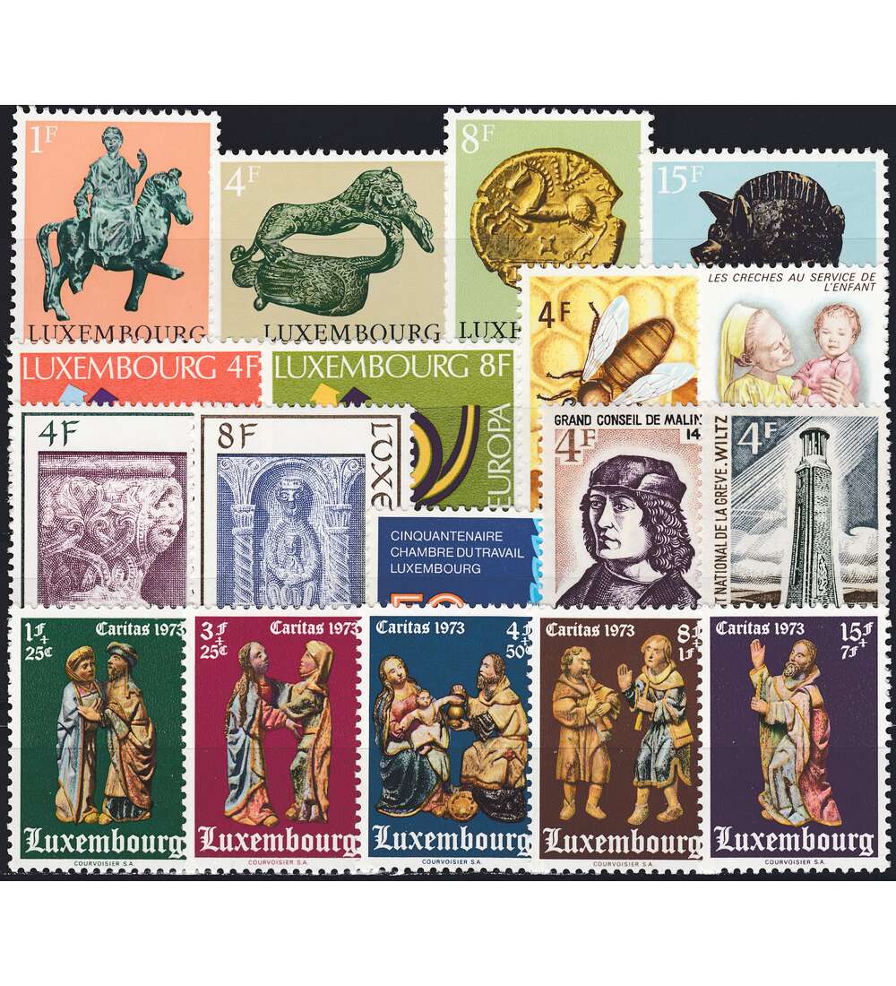 Luxemburg 1973 postfrisch      Nr. 858-875