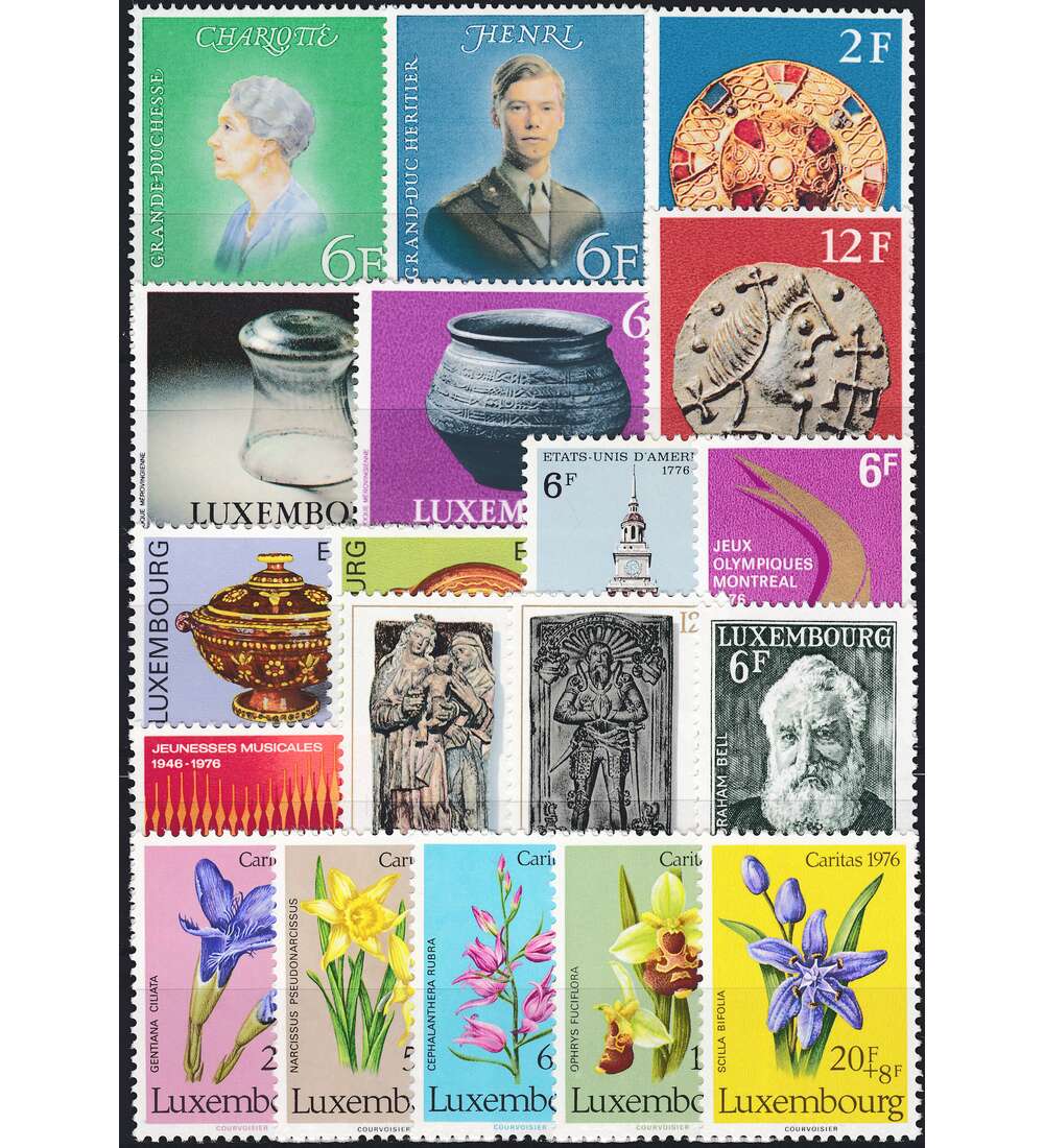 Luxemburg 1976 postfrisch      Nr. 922-940