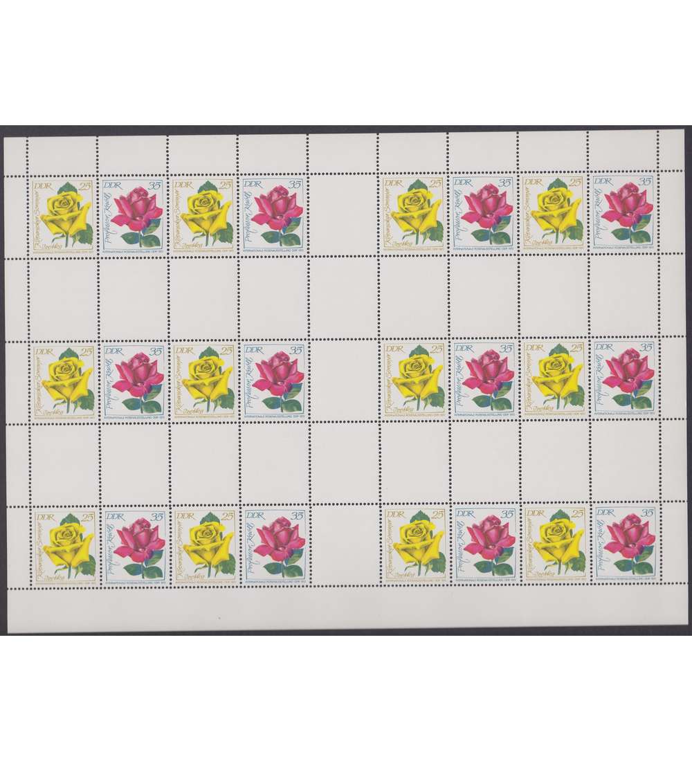 DDR Markenheftchenbogen 15C postfrisch