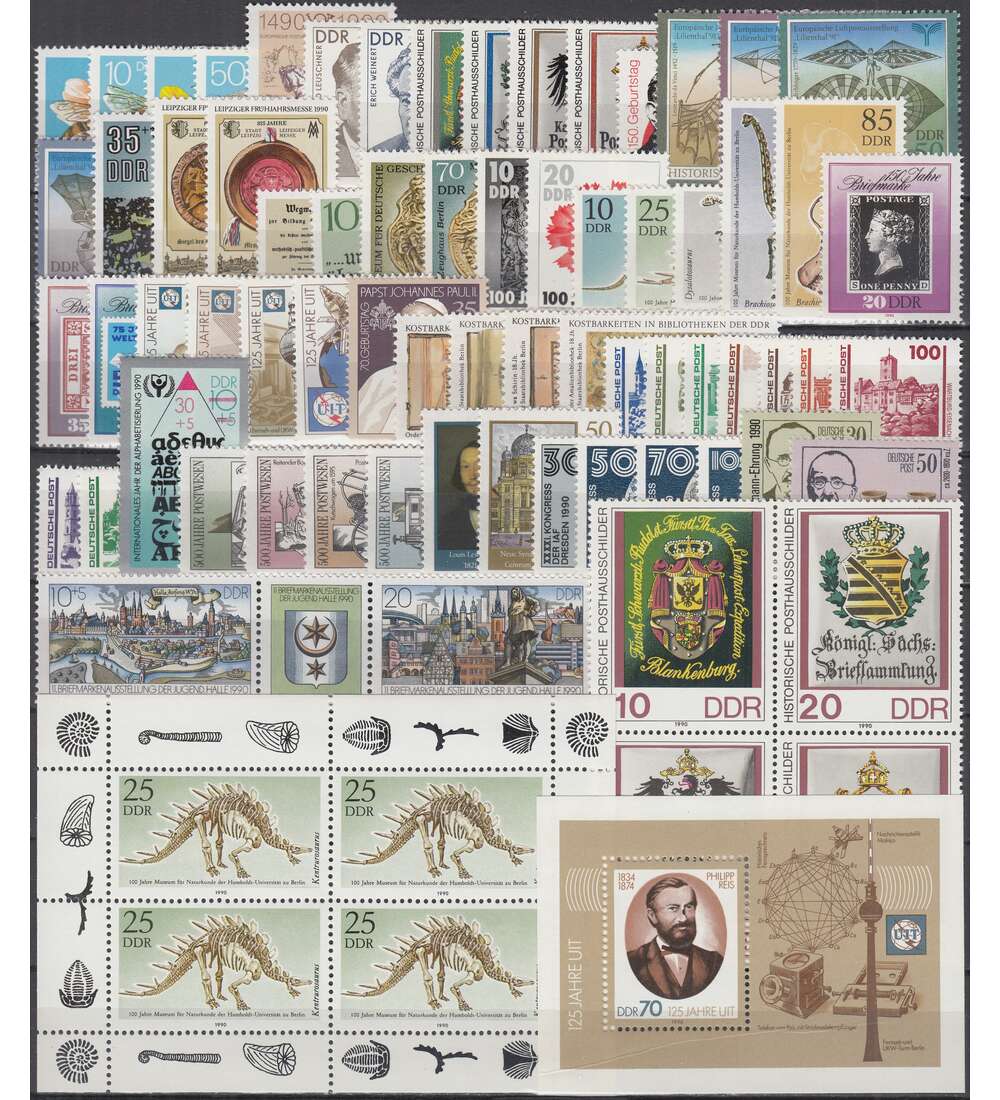 DDR-Jahrgang-1990-postfrisch - komplett