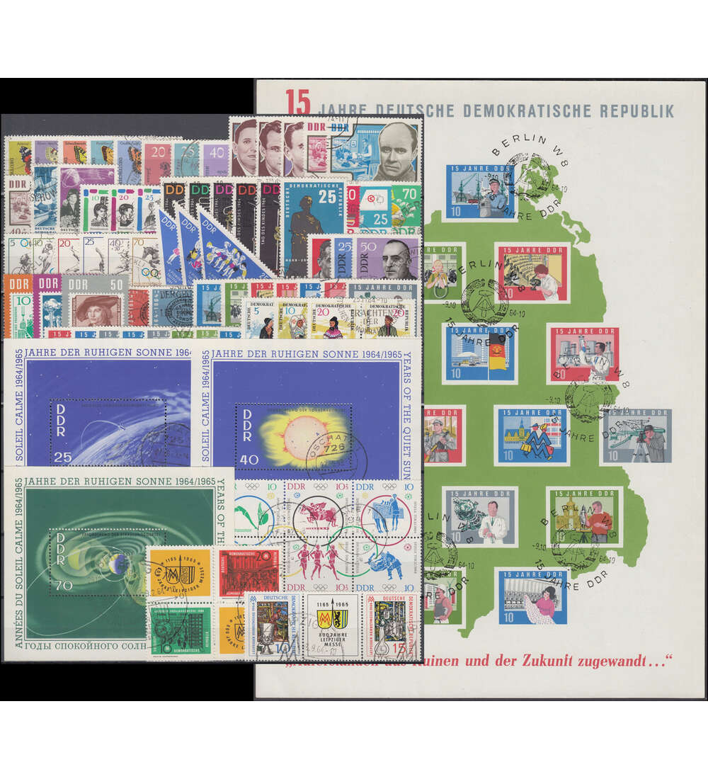 DDR Jahrgang 1964 gestempelt  komplett