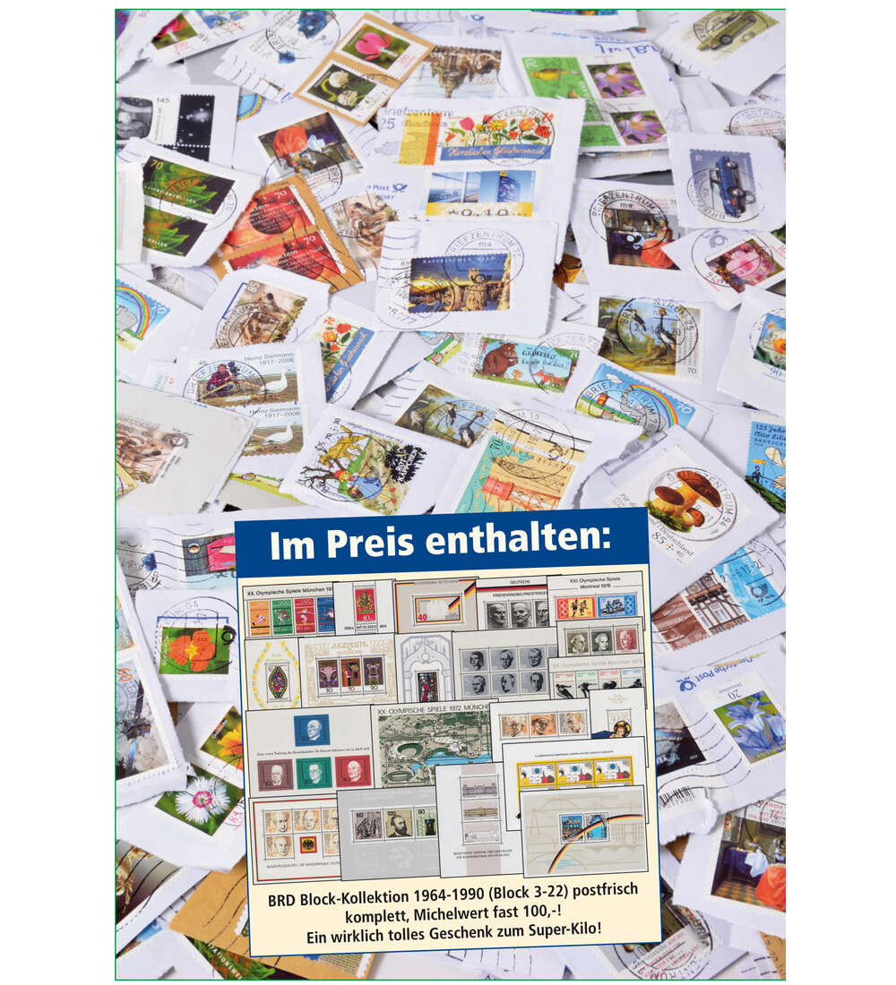 BRD-Kilo mit Block 3-22