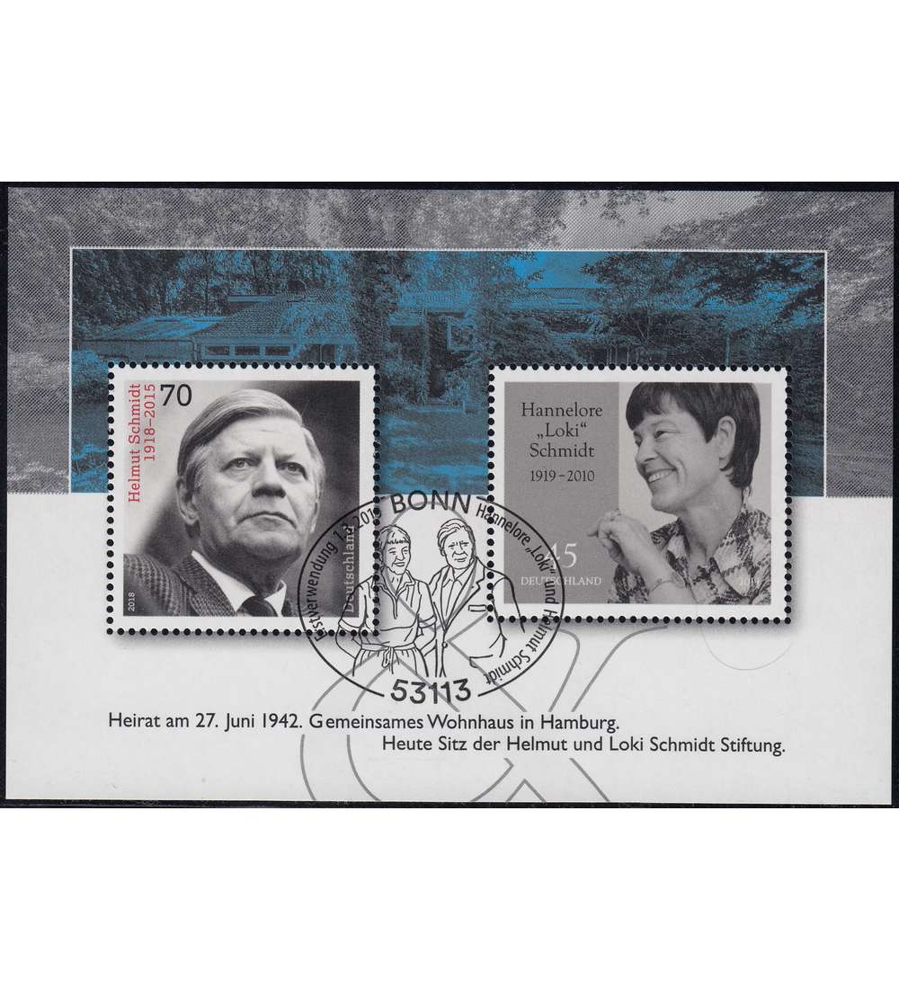 BRD-Missionskilo 2019 mit Block 83 gestempelt