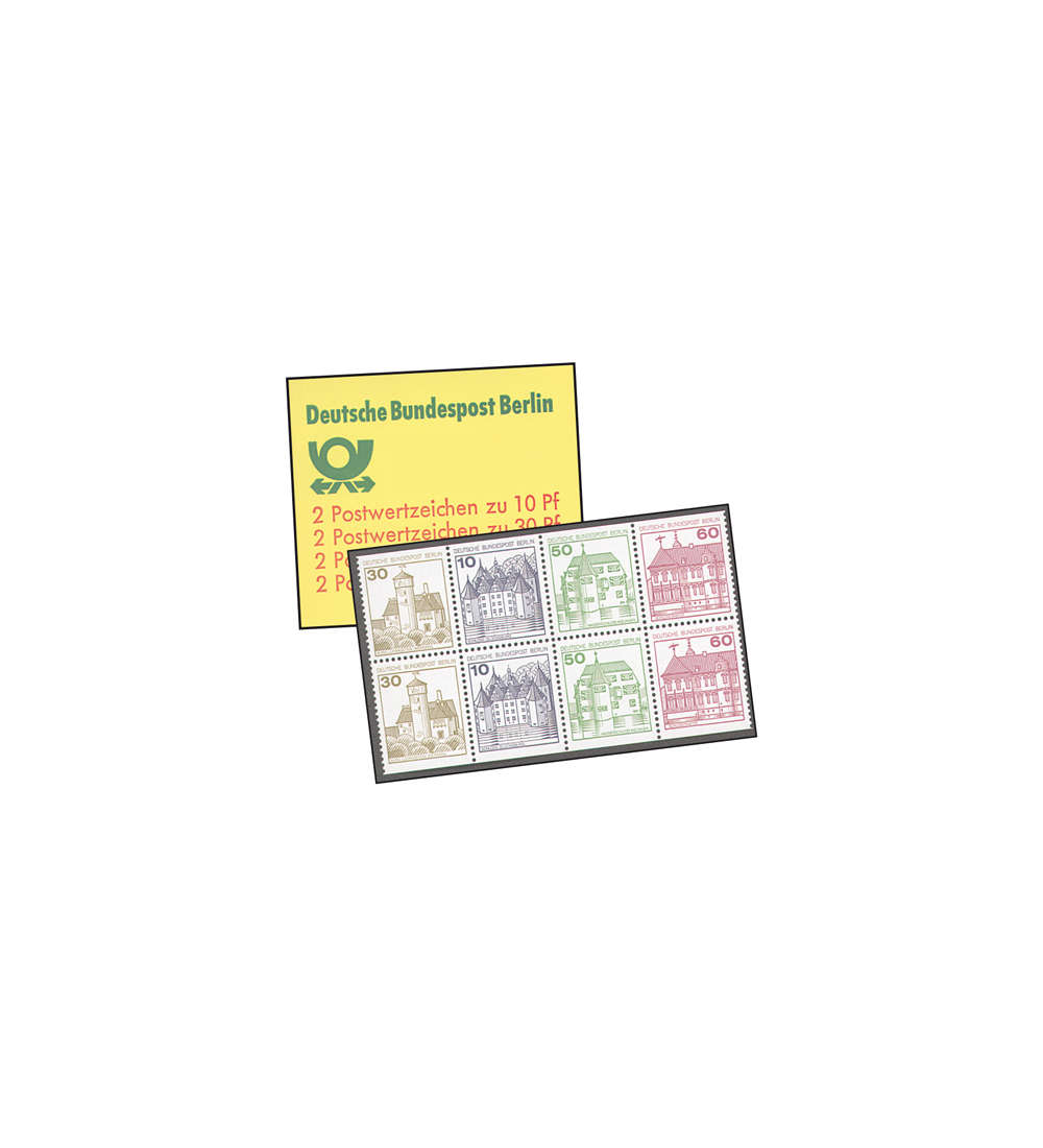 Berlin Markenheft Nr. 12ca Burgen und Schlsser 1980