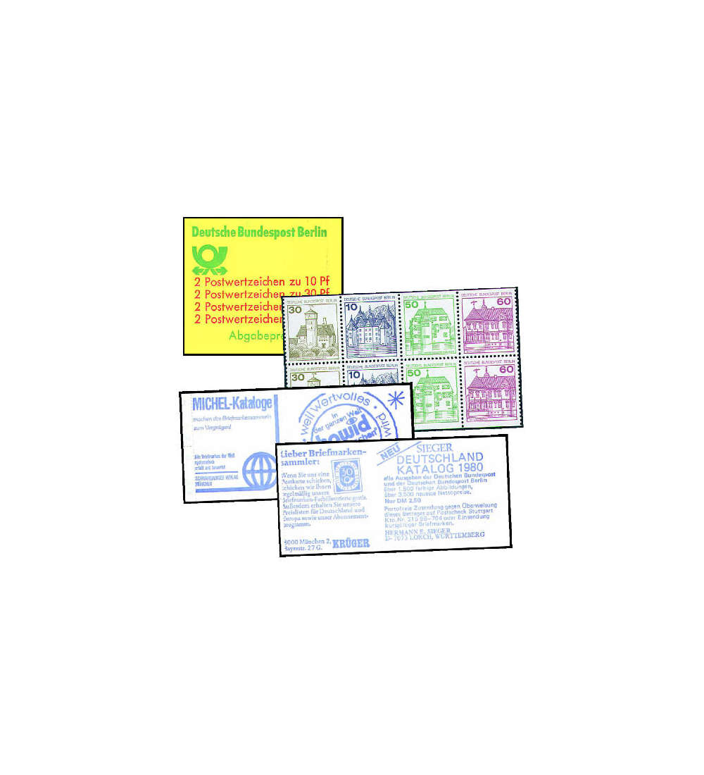 Berlin Markenheft Nr. 12a+ac postfrisch **