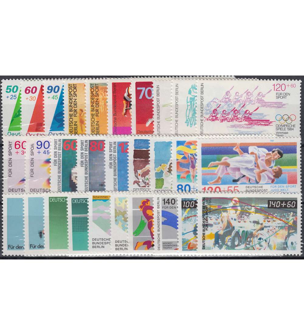 Berlin Sportstze 1978-1990    postfrisch