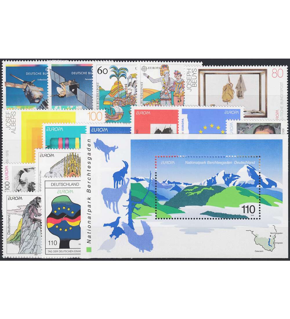 BRD Bund  Europa CEPT 1991-1999 postfrisch **  komplett