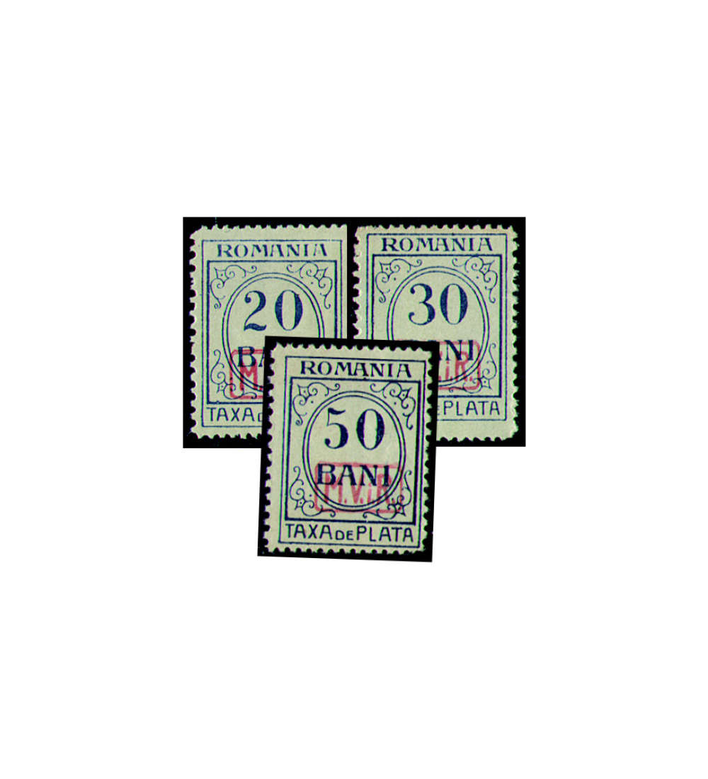 Deutsche Bestzung Rumnien Porto Nr. 3-5 postfrisch