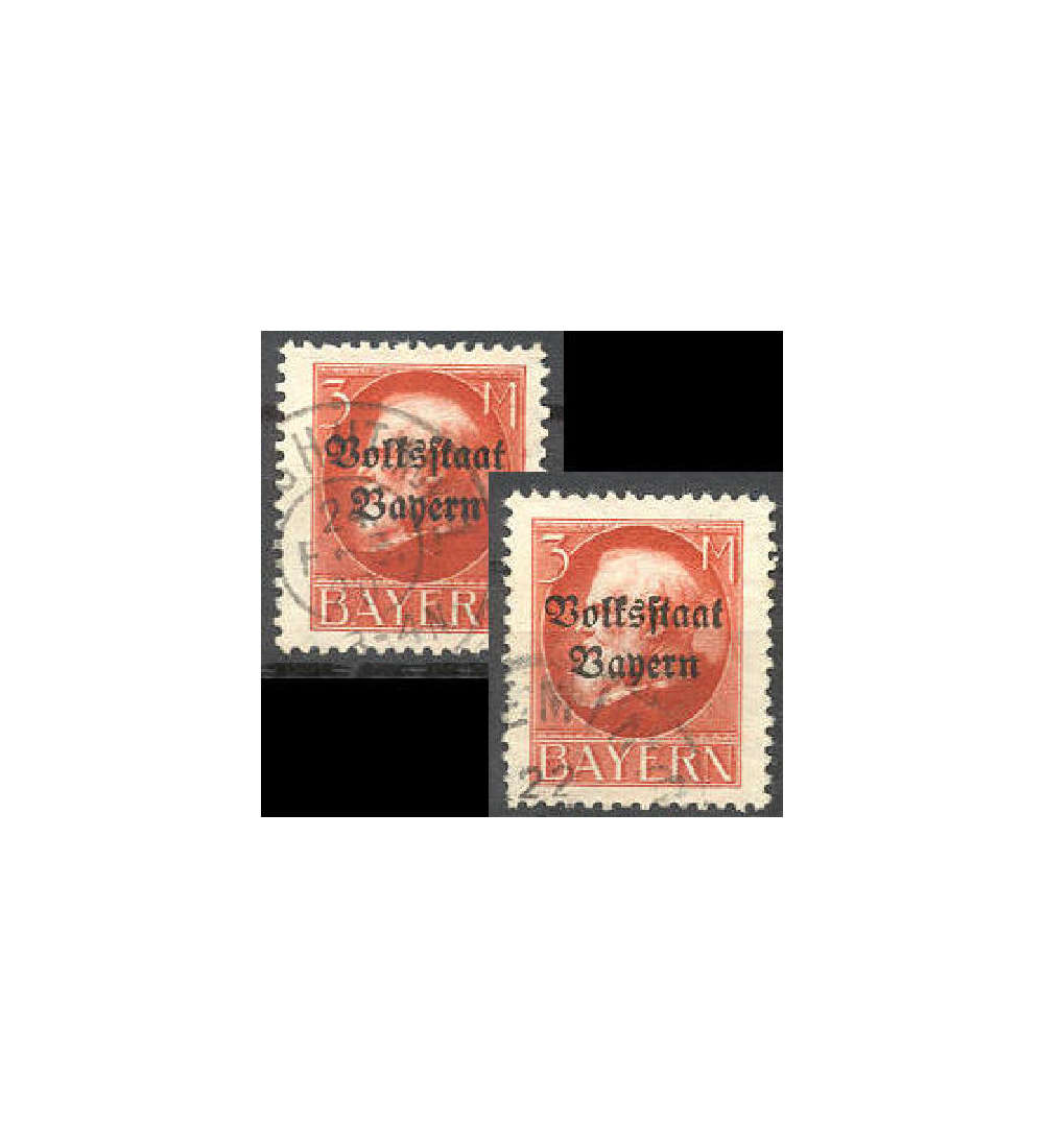 Bayern Nr. 130 IA+IIA gestempelt