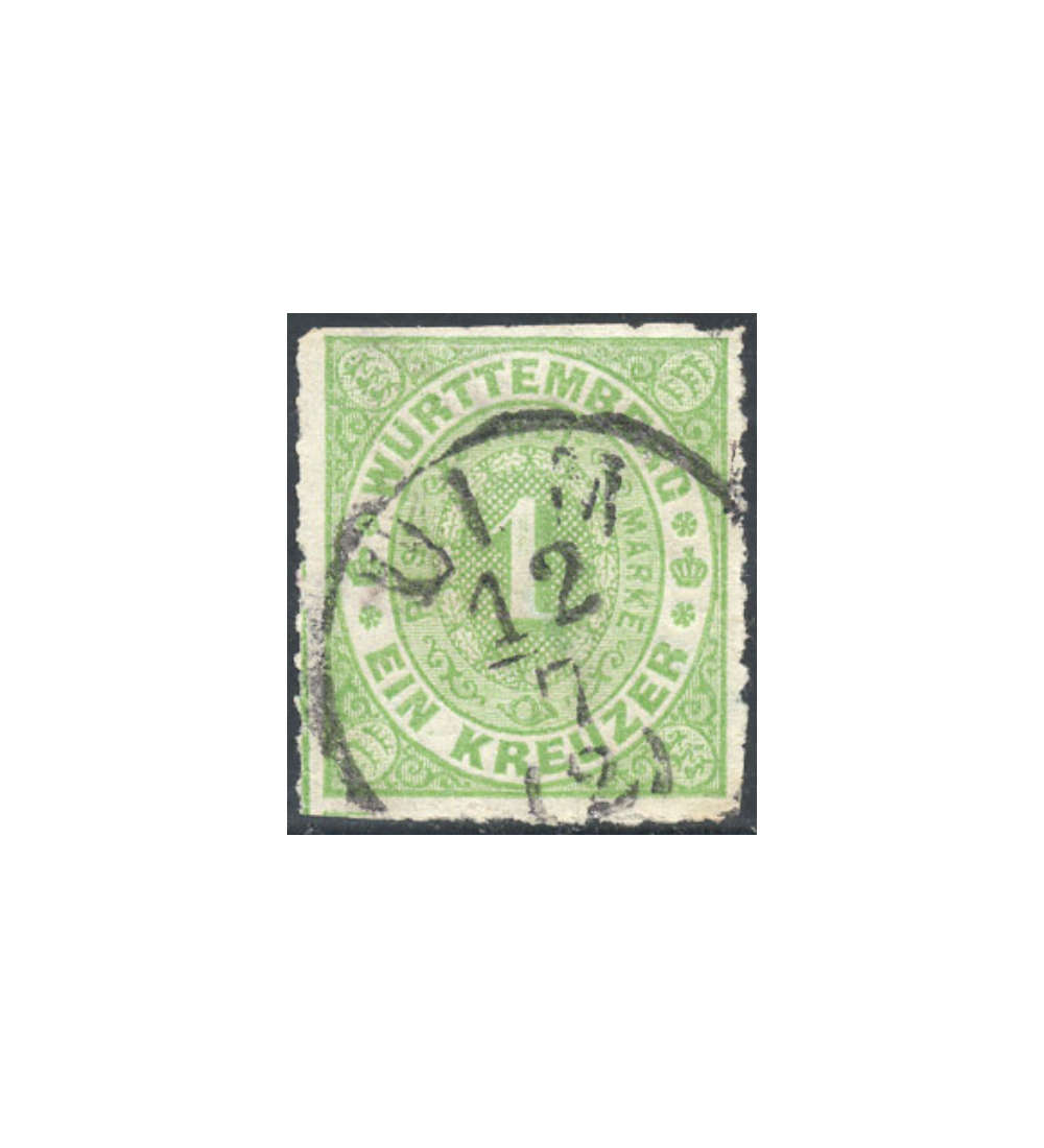 Wrttemberg Nr. s36 gestempelt - Schraffierte Zahl -