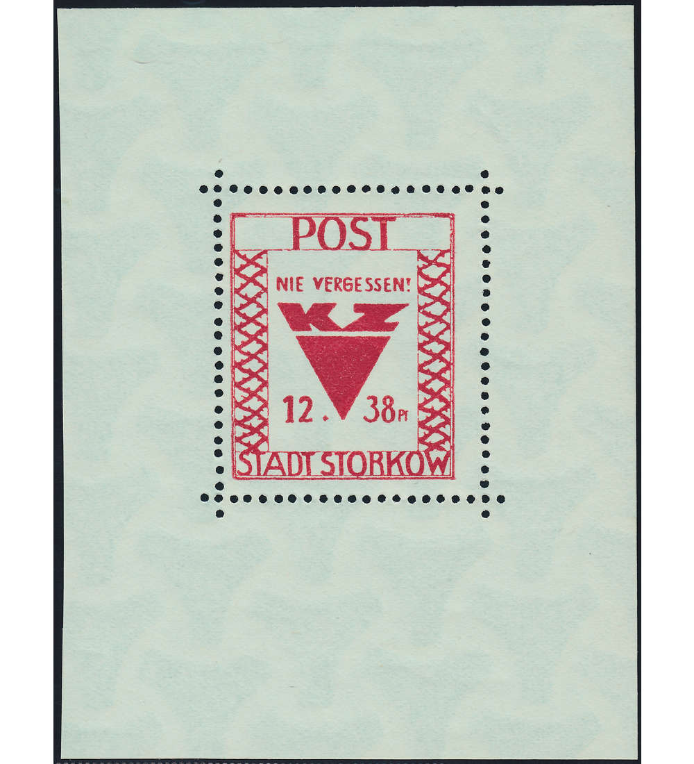  Deutsche Lokalausgabe Storkow Block 2X postfrisch **