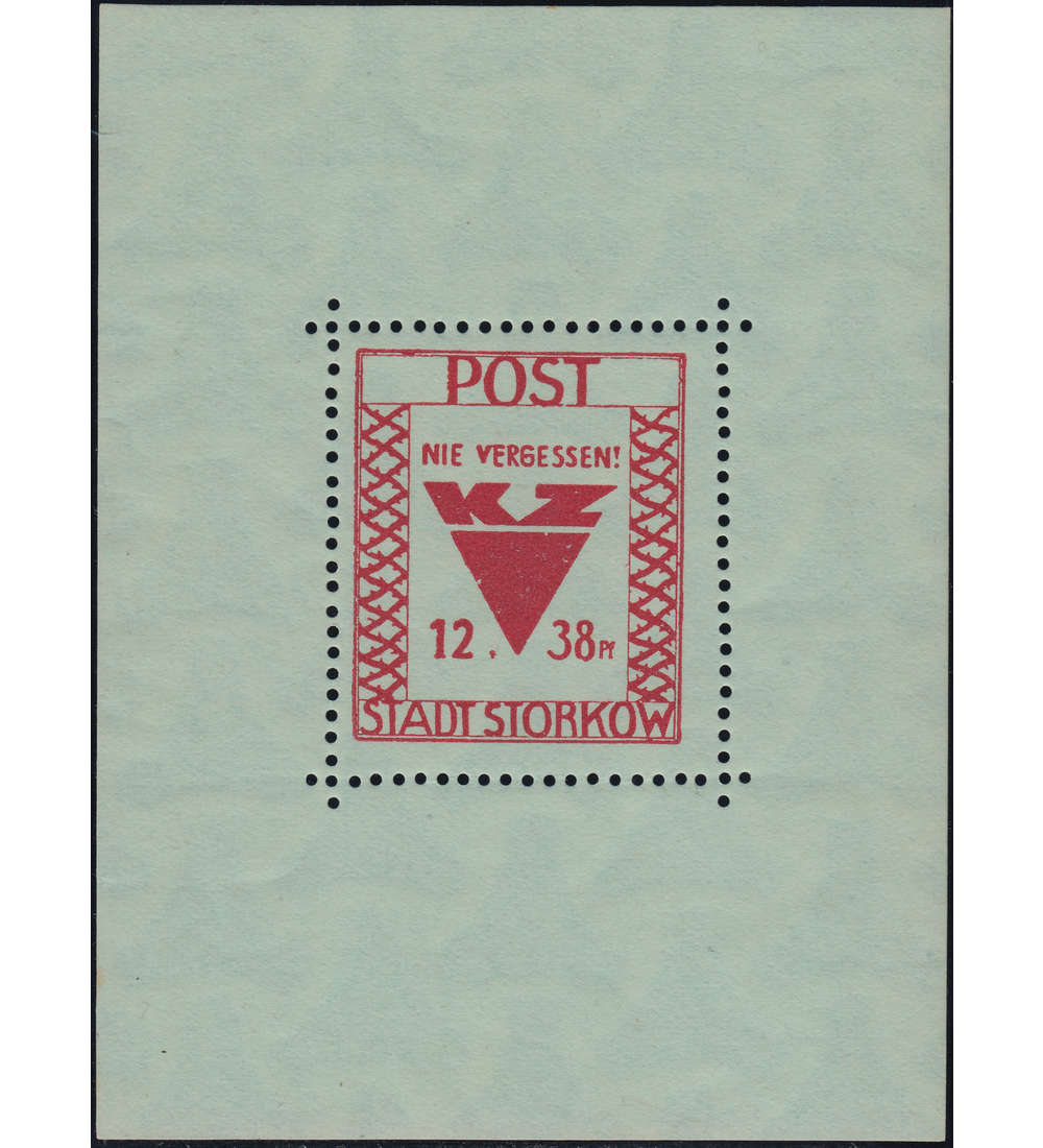 Deutsche Lokalausgabe Storkow Block 2Y postfrisch **
