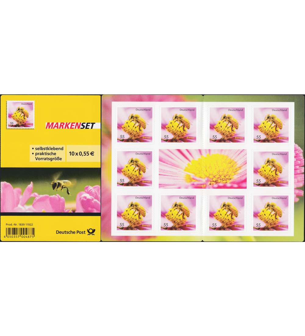   BRD Bund  Markenheft Nr. 89 Bienen 2012