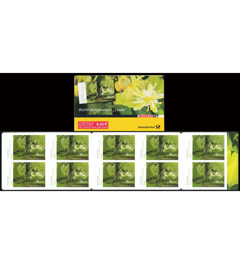   BRD Bund  Markenheft Nr. 93 Blhende Bume 2013