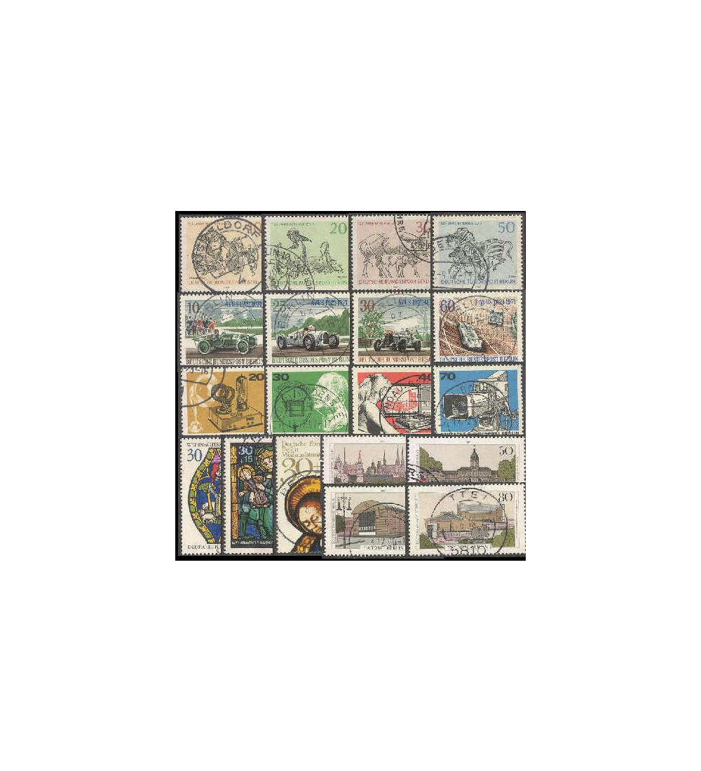 Berlin 1969-1987 Blockeinzelwerte gestempelt