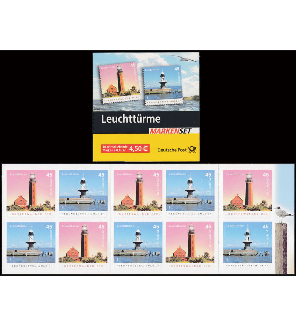 BRD Bund Markenheft Nr. 58          Leuchttrme 2005