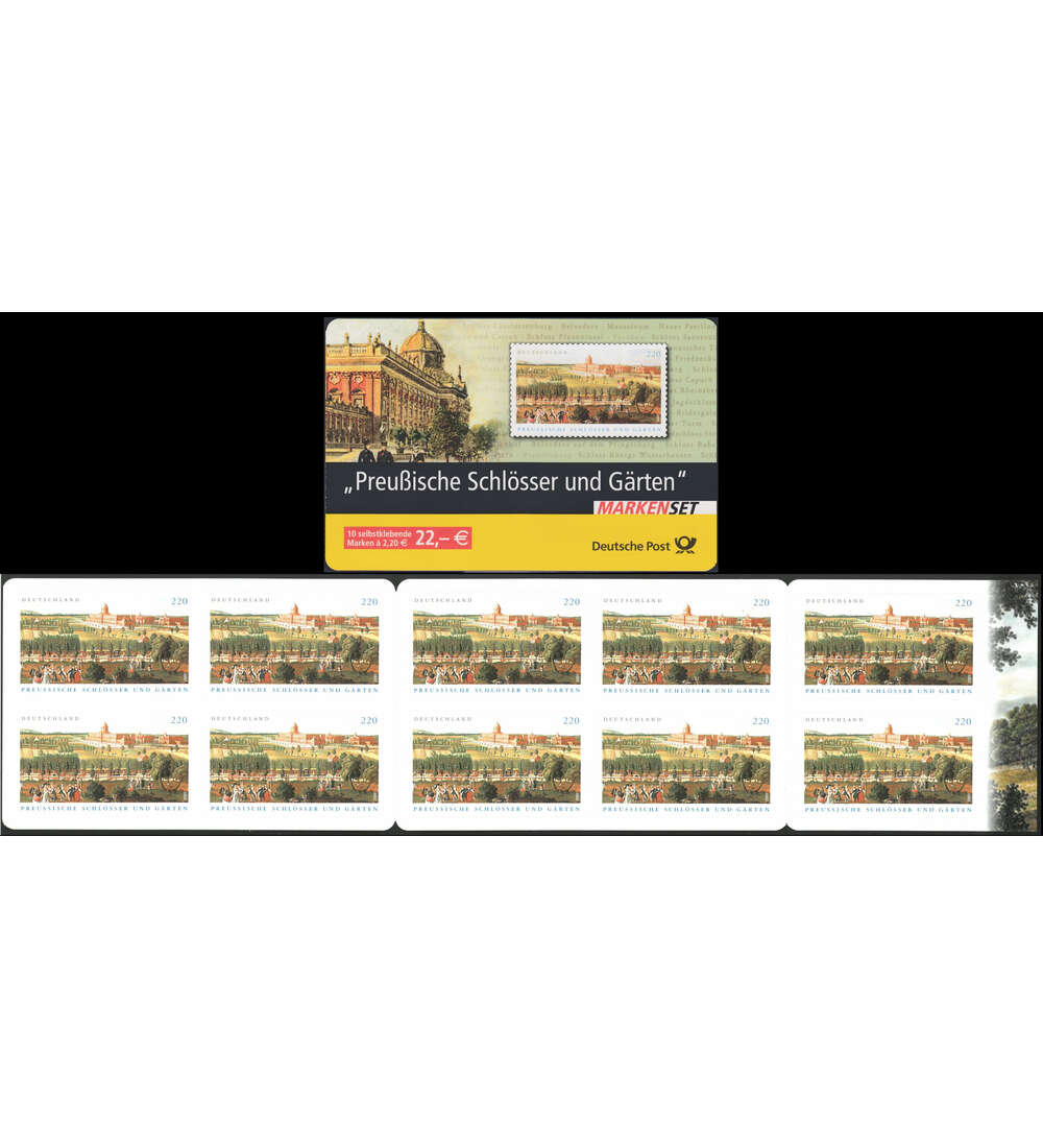 BRD Bund  Markenheft Nr. 59          Schlsser und Grten 2005