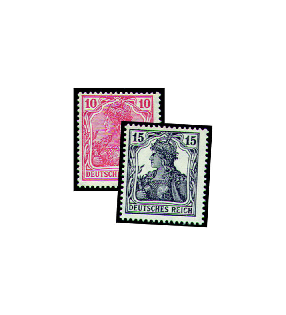 Kriegs- + Propagandaflschung Nr. 4+5 postfrisch **