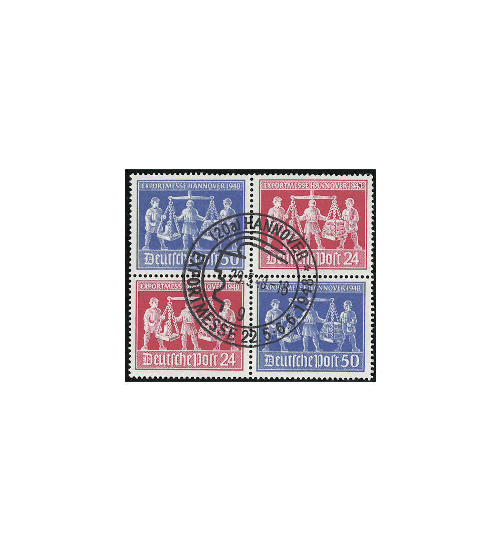 All. Besetzung Viererblock VZd1 gestempelt