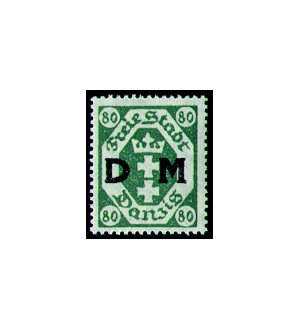 Danzig Dienstmarke Nr.16Y postfrisch ** 