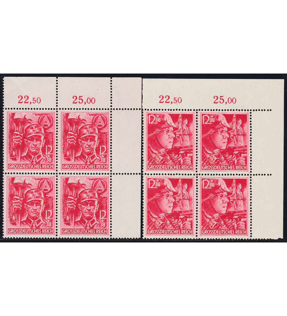 Deutsches  Reich Nr. 909-910 postfrisch Viererblocksatz