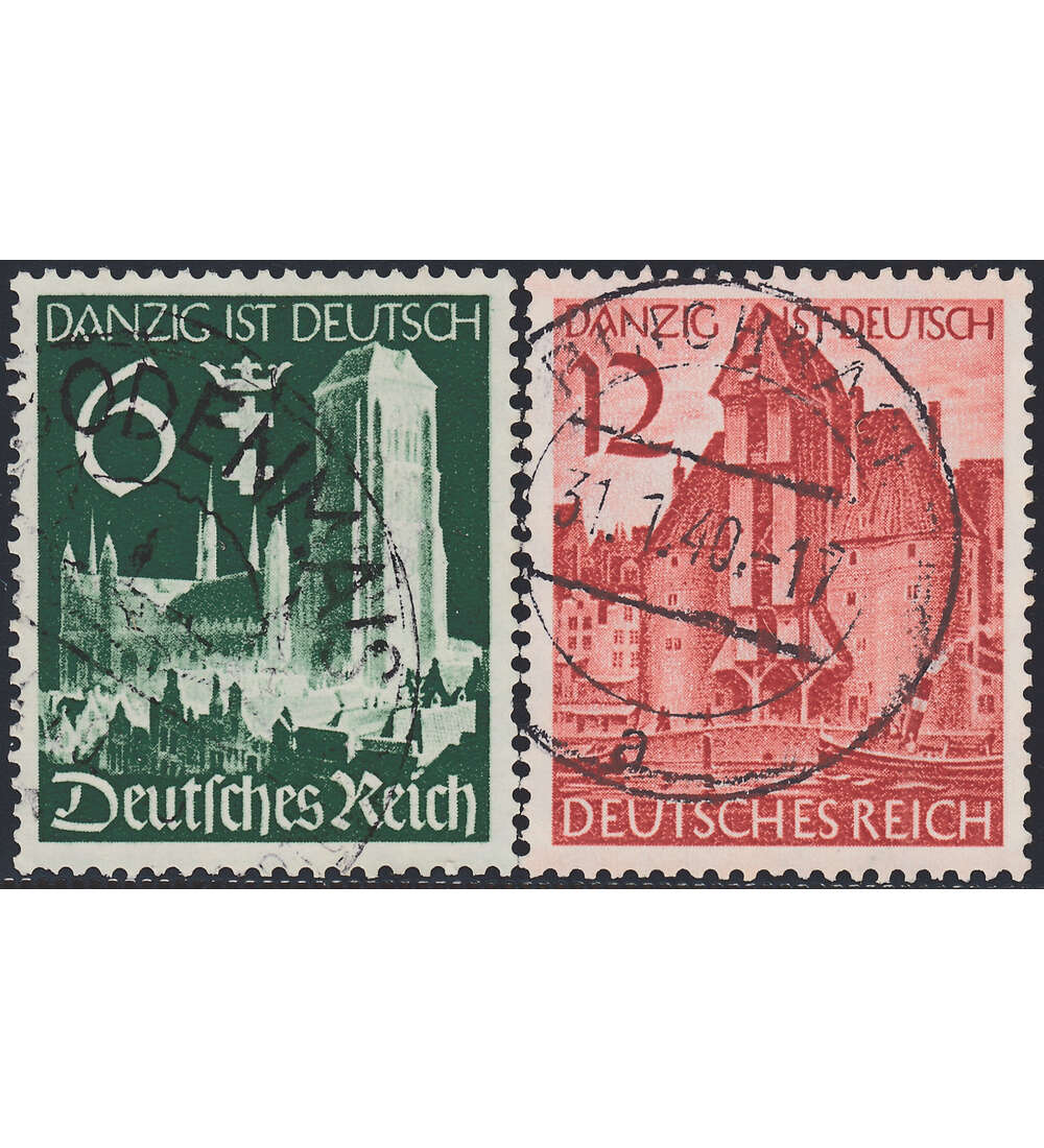 3. Reich gestempelt mit Nr. 714-715