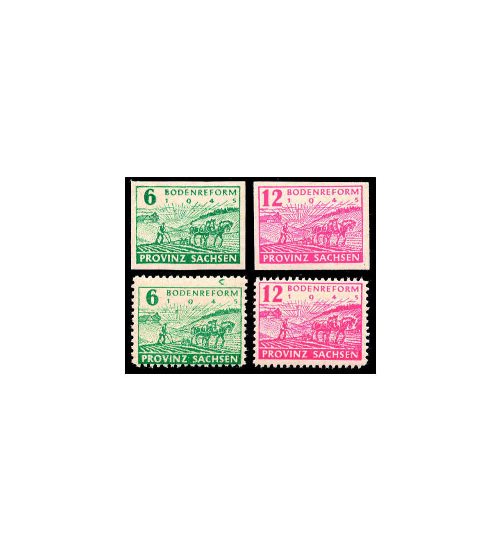 SBZ Nr. 85-86,85-86A postfrisch Postmeistertrennung